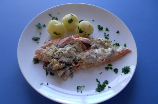 Trout in Riesling Sauce – AMCHAM
