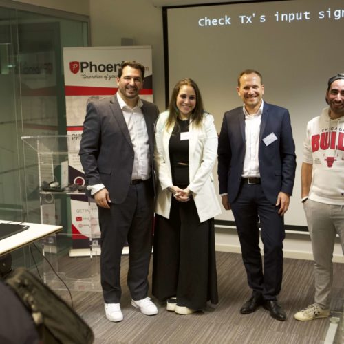 Giovanni Patri, Amira Elbanna,  Stéphane Compain and Micas Carvalho Pinto