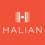 Halian logo, square, orange